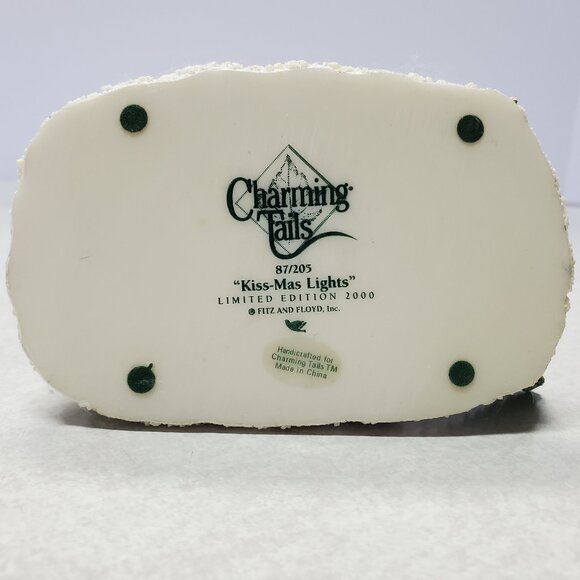 Charming Tails Figurine Collectible Kiss-Mas Lights - Picture 11 of 12